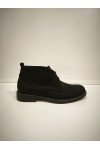 NICE STEP LEATHER BOOTS SUEDE BLACK NS151
