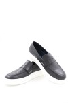 NICE STEP LEATHER LOAFERS BLACK NS264