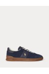 POLO RALPH LAUREN HERITAGE AERA LEATHER-SUEDE TRAINER BLUE 809973707002