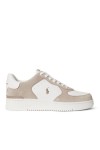 POLO RALPH LAUREN MASTERS COURT LEATHER SNEAKERS BEIGE 809P07174003