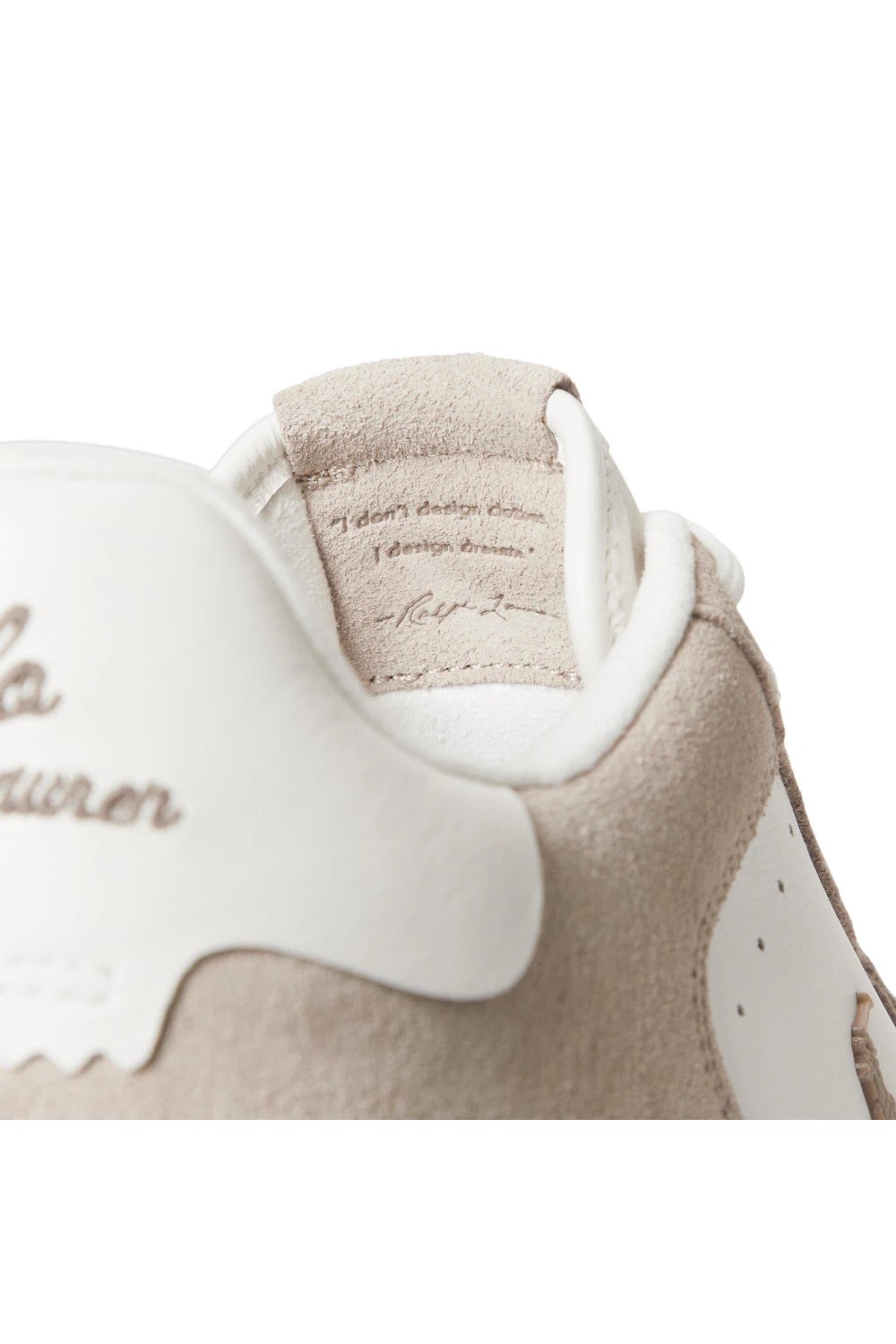 POLO RALPH LAUREN MASTERS COURT LEATHER SNEAKERS BEIGE 809P07174003