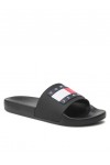 TOMMY HILFIGER ESSENTIAL SLIDES BLACK EM0EM01191-BDS