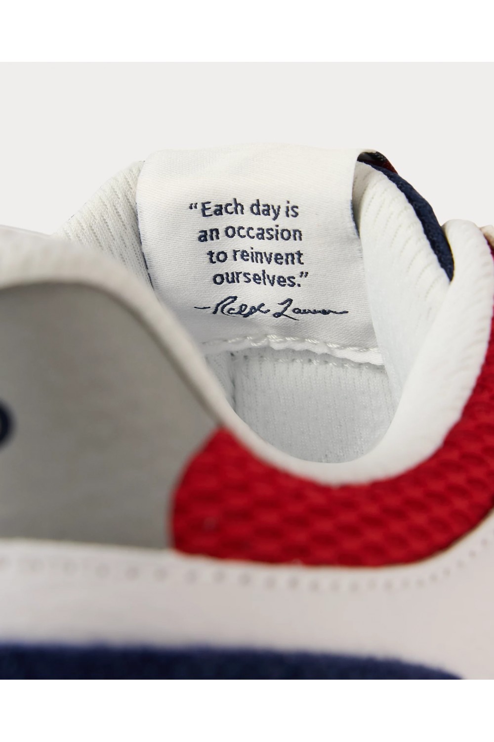 POLO RALPH LAUREN TRAIN 89 V2 SUADE-PANELLEDTRAINER WHITE 809P07287003