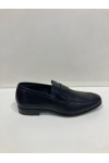 ROBINSON SHOES MENS MOCCASINS LEATHER BLACK 82341-140