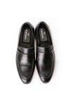 ROBINSON SHOES MENS MOCCASINS LEATHER BLACK 82341-140