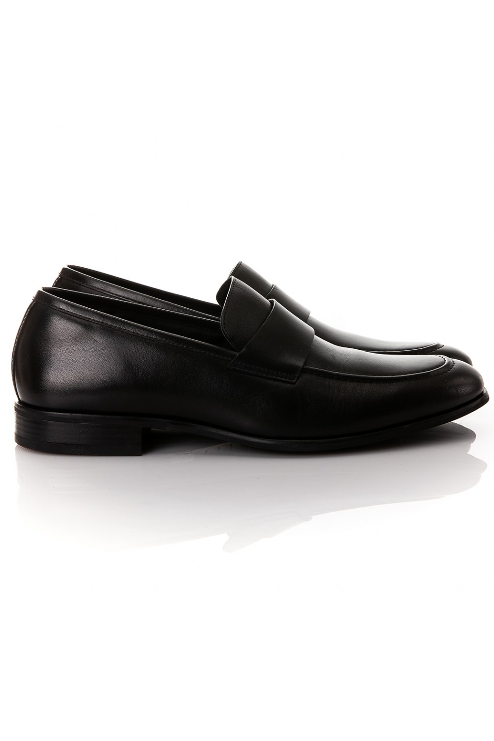 ROBINSON SHOES MENS MOCCASINS LEATHER BLACK 82341-140