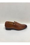ROBINSON SHOES MENS MOCCASINS LEATHER TABA-BROWN 82341-140