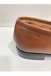 ROBINSON SHOES MENS MOCCASINS LEATHER TABA-BROWN 82341-140