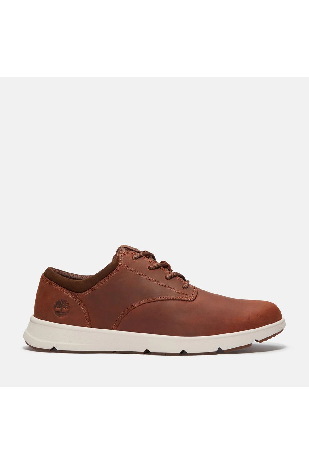 TIMBERLAND PARKER STREET LOW LACE UP SNEAKER BROWN RUST FULL GRAIN TB0A6C8EEM6