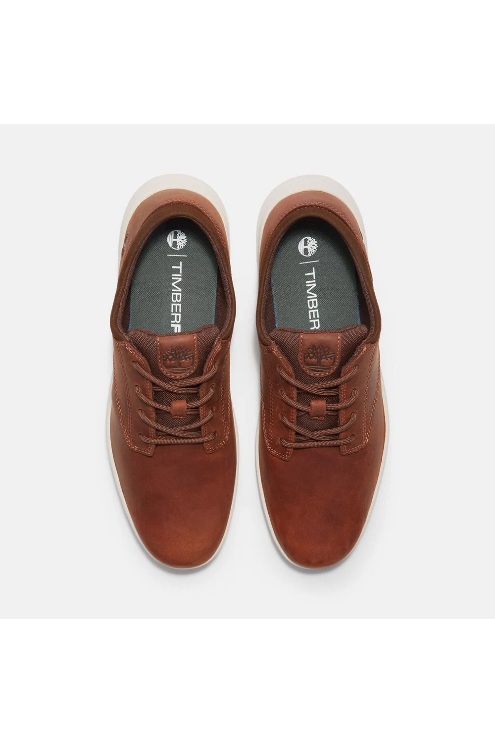 TIMBERLAND PARKER STREET LOW LACE UP SNEAKER BROWN RUST FULL GRAIN TB0A6C8EEM6