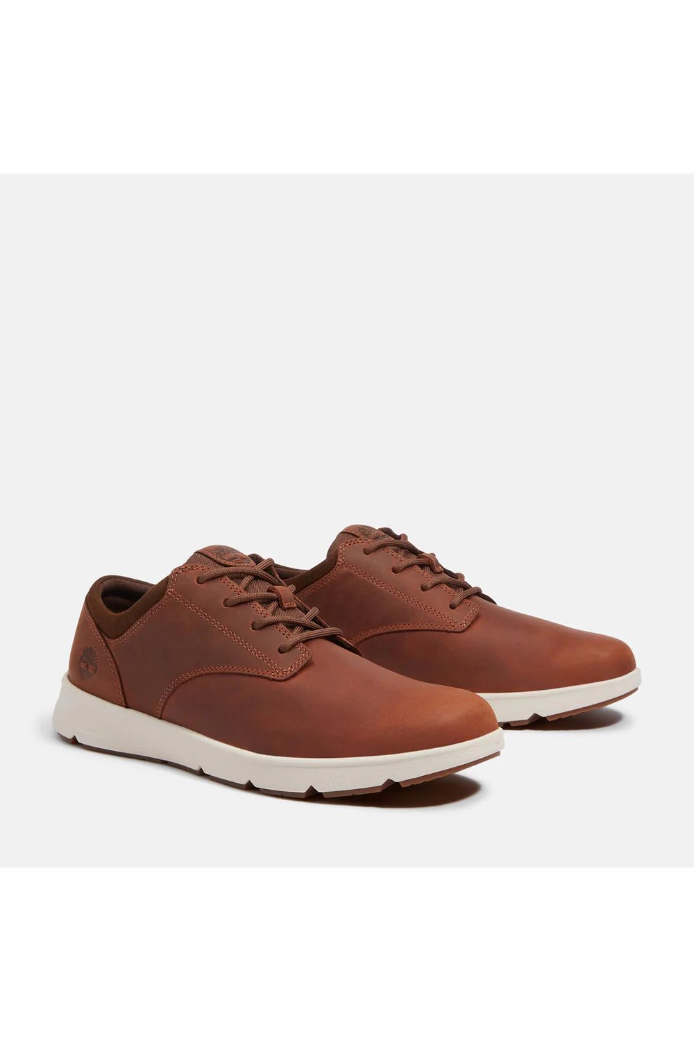 TIMBERLAND PARKER STREET LOW LACE UP SNEAKER BROWN RUST FULL GRAIN TB0A6C8EEM6