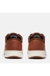 TIMBERLAND PARKER STREET LOW LACE UP SNEAKER BROWN RUST FULL GRAIN TB0A6C8EEM6