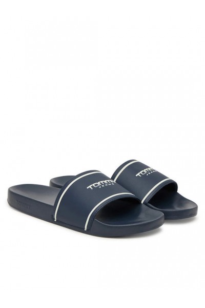 TOMMY HILFIGER ESSENTIAL SLIDES DARK NIGHT NAVY EM0EM01723-C1G