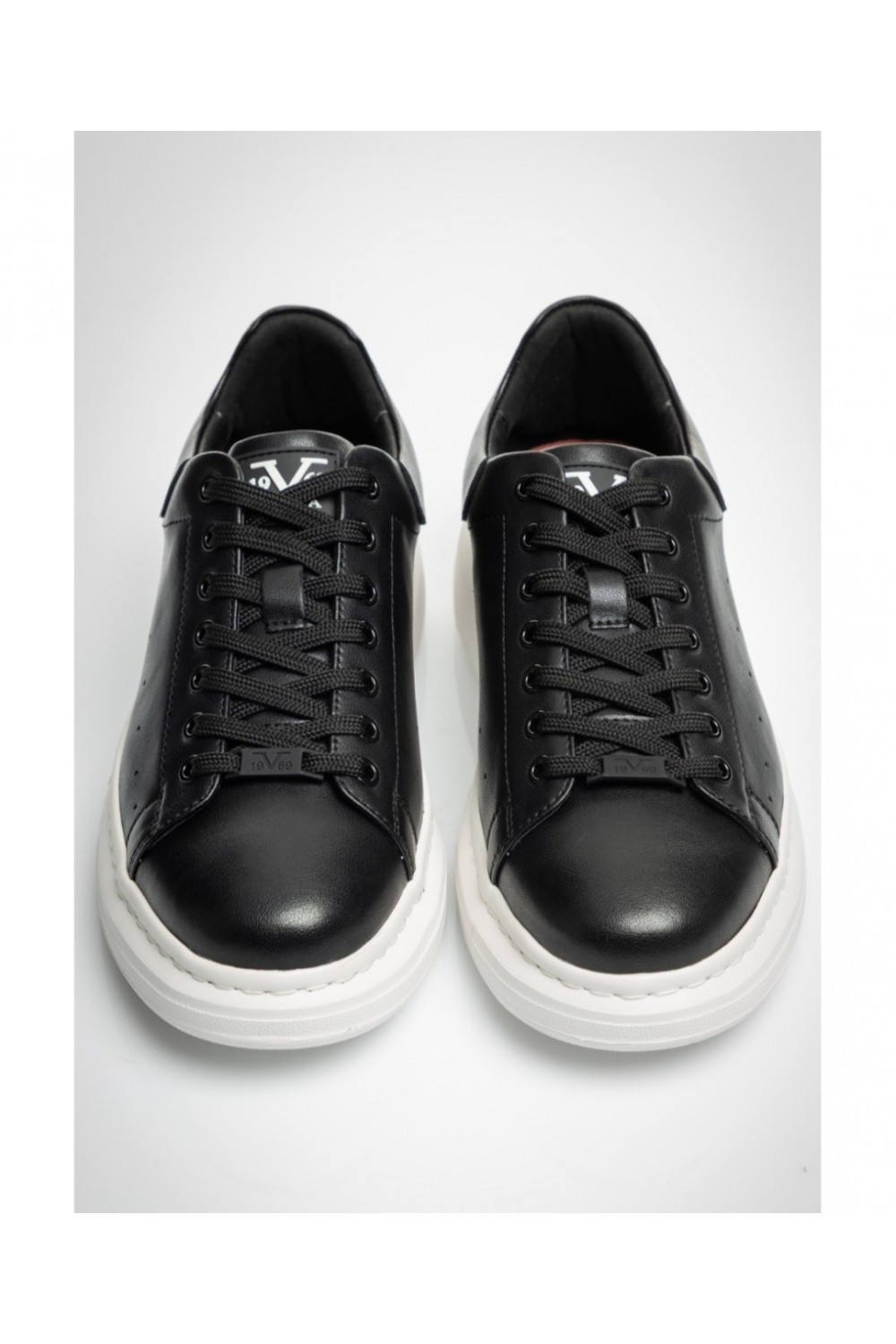 VERSACE 19.69 MENS SNEAKERS BLACK LEATHER YO-M619-5