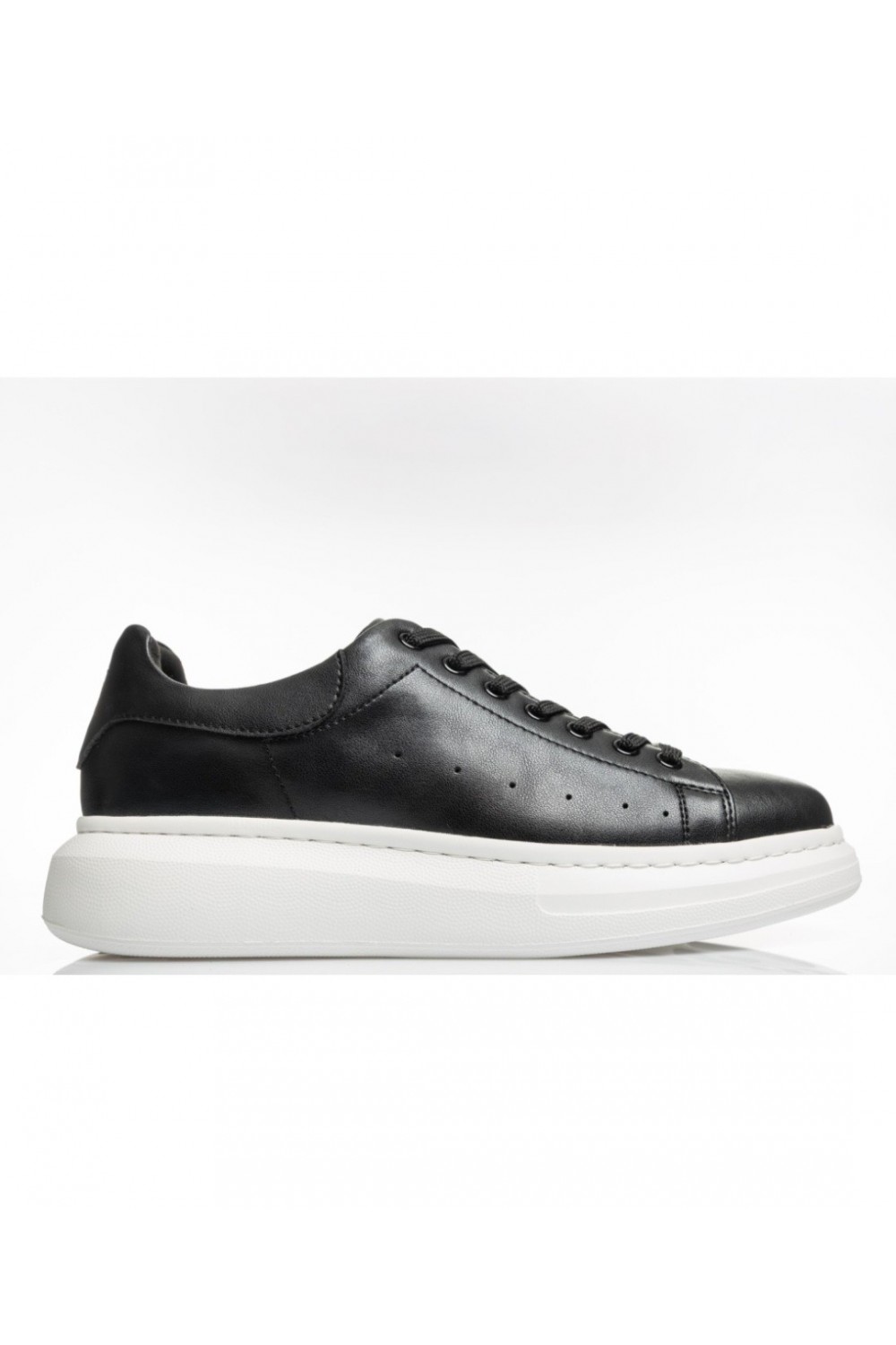 VERSACE 19.69 MENS SNEAKERS BLACK LEATHER YO-M619-5