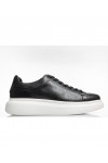 VERSACE 19.69 MENS SNEAKERS BLACK LEATHER YO-M619-5