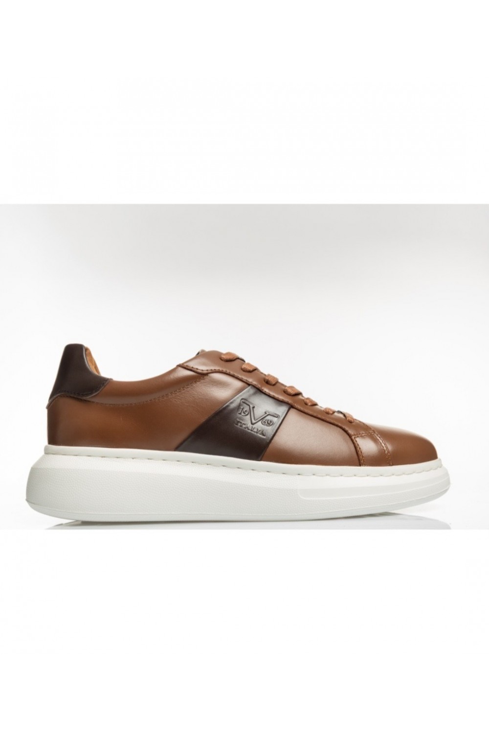VERSACE 19.69 MENS SNEAKERS TOBACCO LEATHER YO-M619-10
