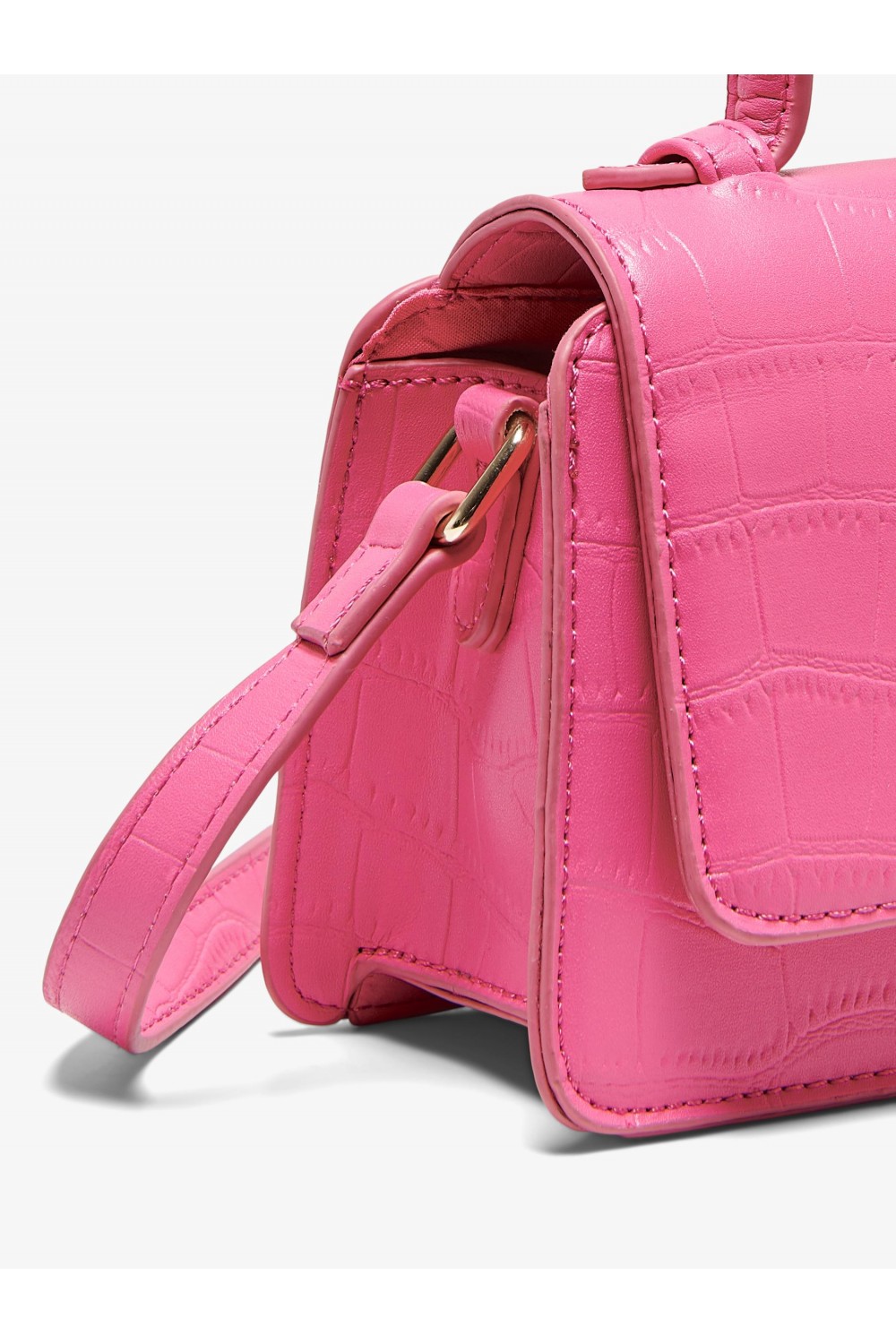 ONLY PETRA CROCO PU BAG PINK FLAMBE 15238782