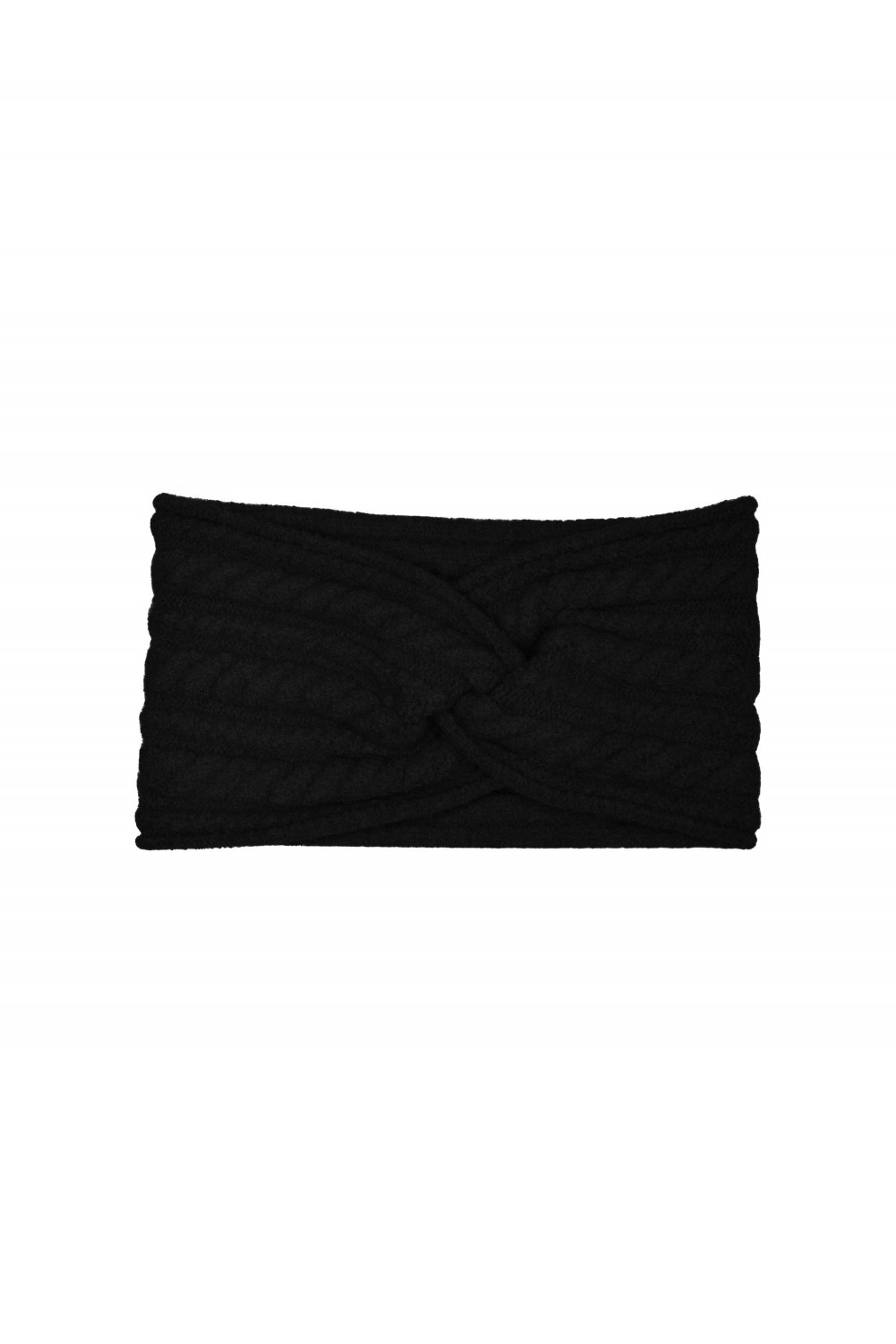 ONLY SALLY LIFE CABLE KNIT HEADBAND BLACK 15237318