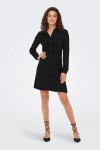 ONLY METTE WRINKLE DRESS BLACK 15274642