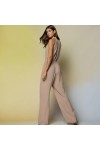 ACCESS JUMPSUIT LOOSE FIT BEIGE