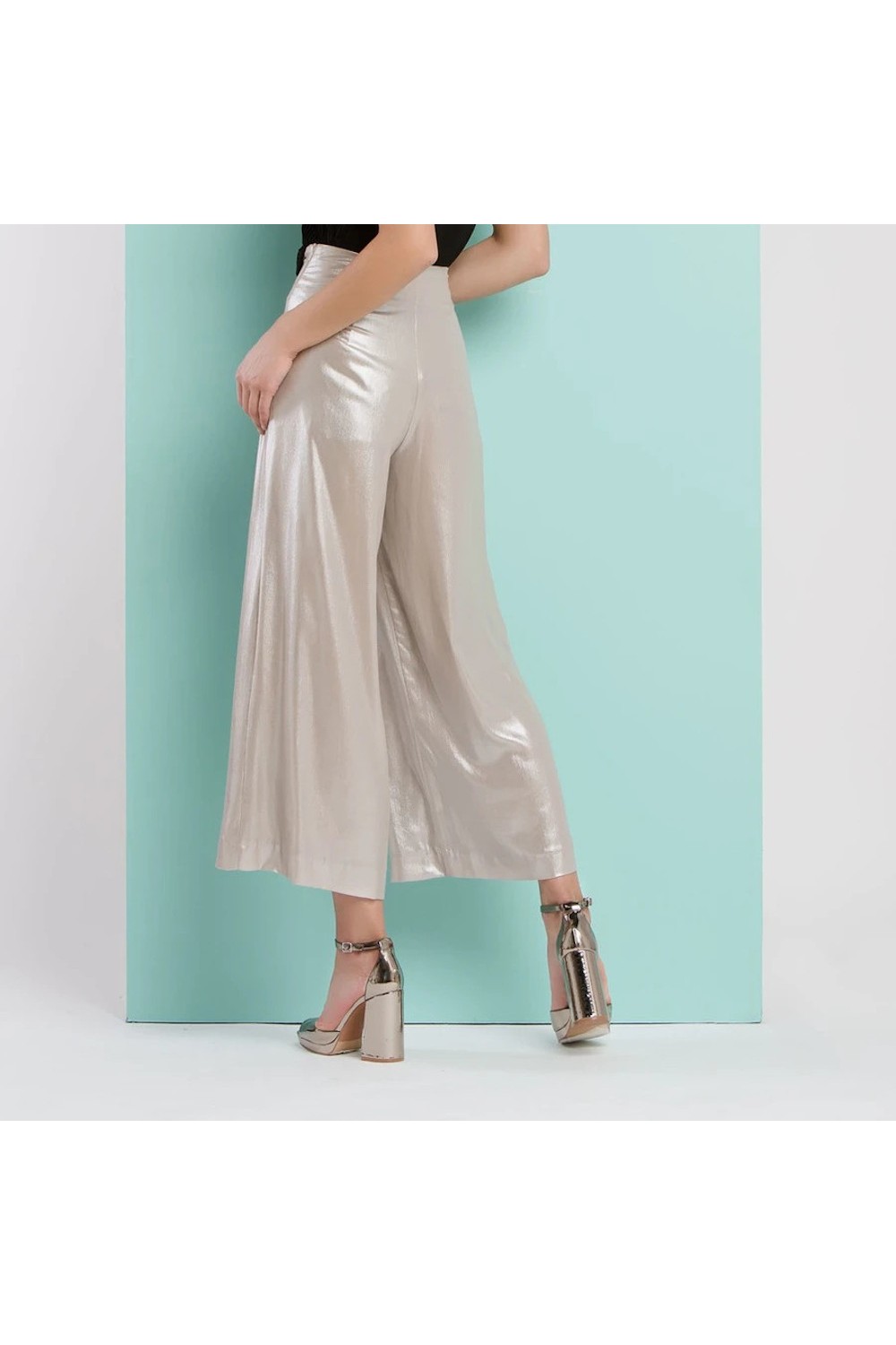 ACCESS LOOSE SHINNY PANTS 18-5076-842
