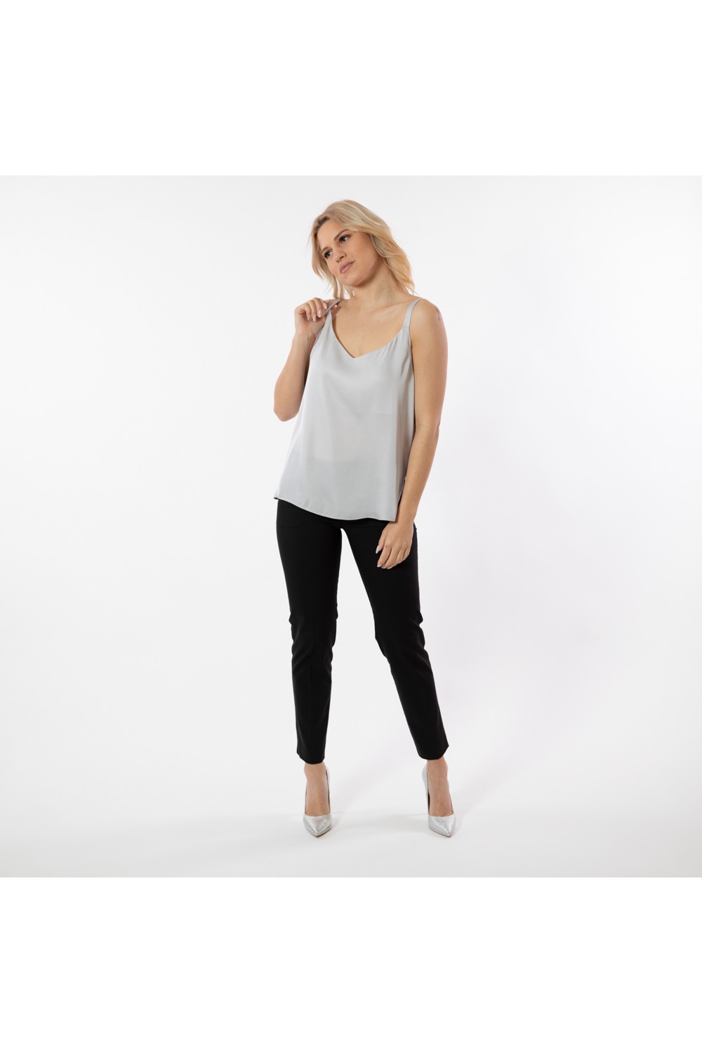 ACCESS BLOUSE "ALL DAY" SILVER