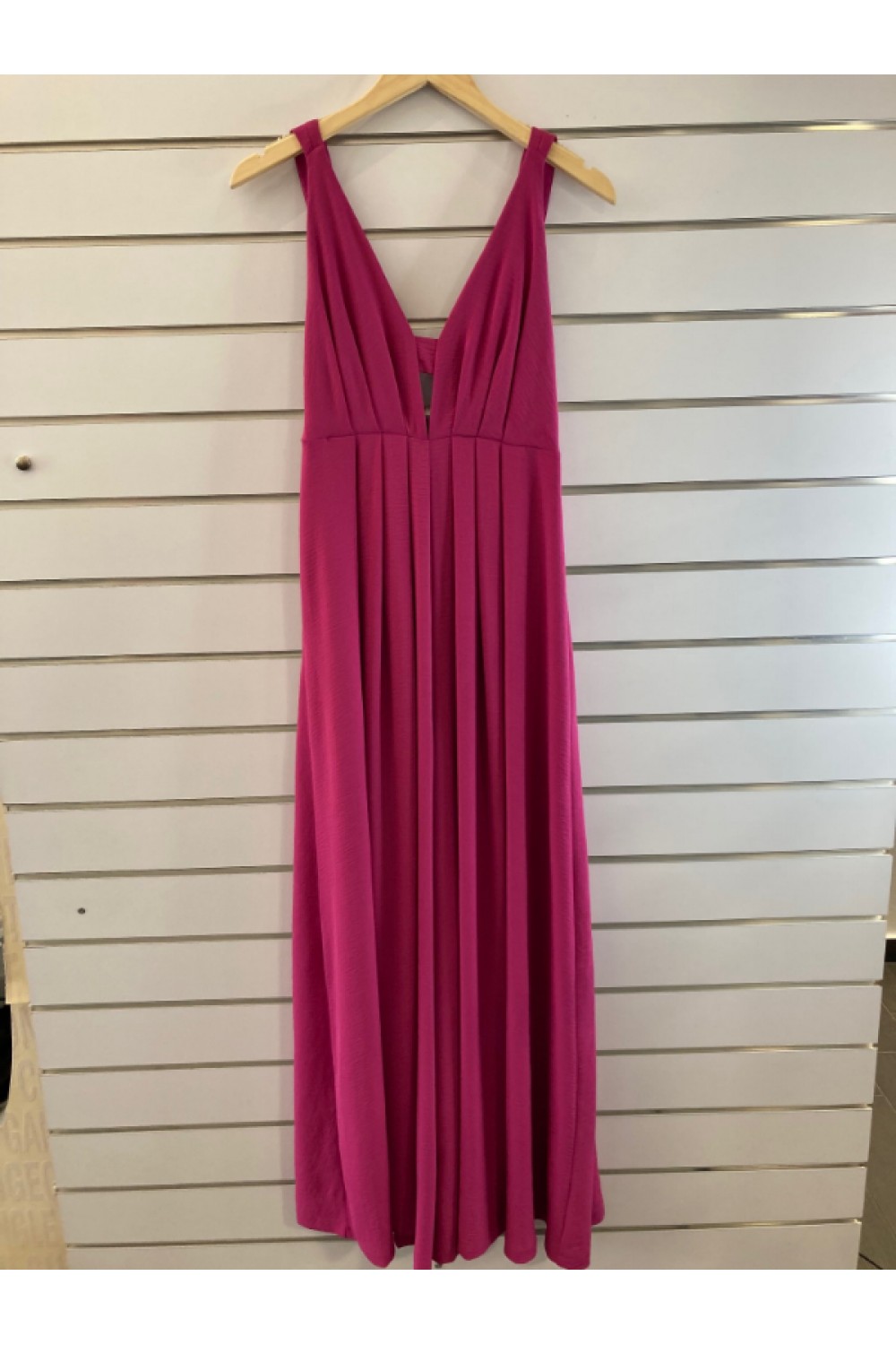 MOUTAKI WOMAN DRESS MAGENTA 24.05.15