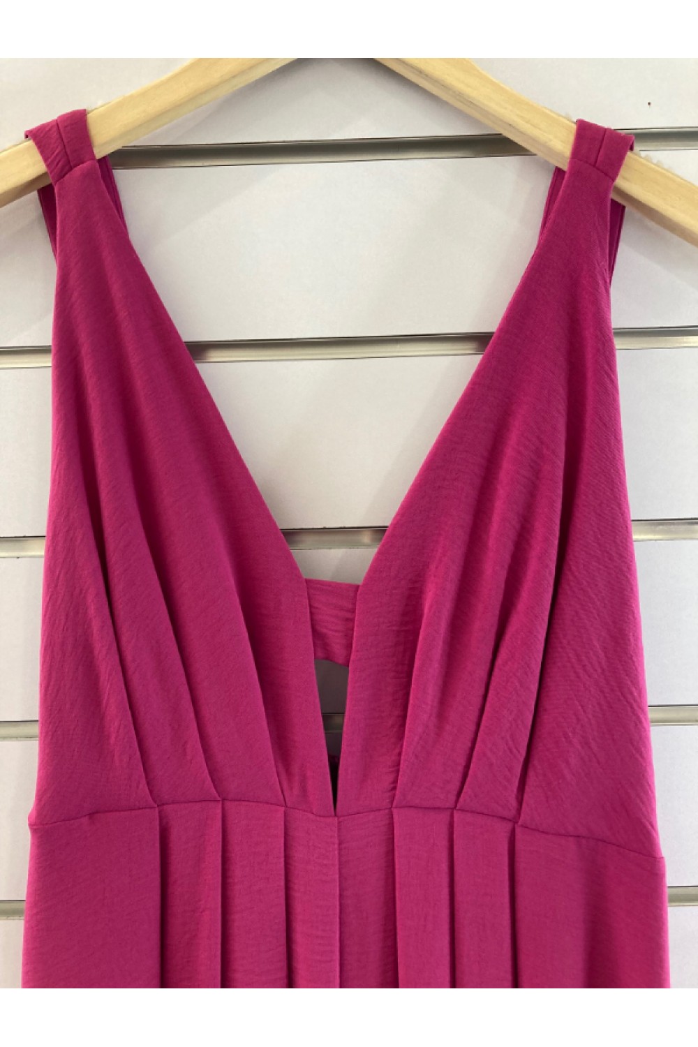 MOUTAKI WOMAN DRESS MAGENTA 24.05.15