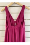 MOUTAKI WOMAN DRESS MAGENTA 24.05.15