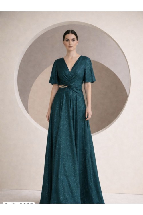 ALEYA DRESS PETROL DD10