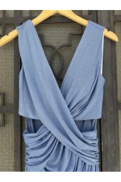 ALEYA DRESS BLUE DD004