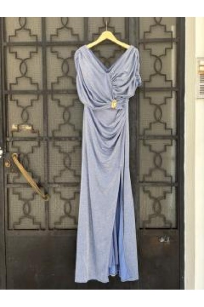 ALEYA DRESS BLUE DD044