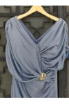 ALEYA DRESS BLUE DD044