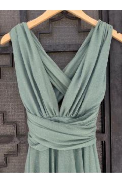 ALEYA DRESS MINT-GREEN DD054