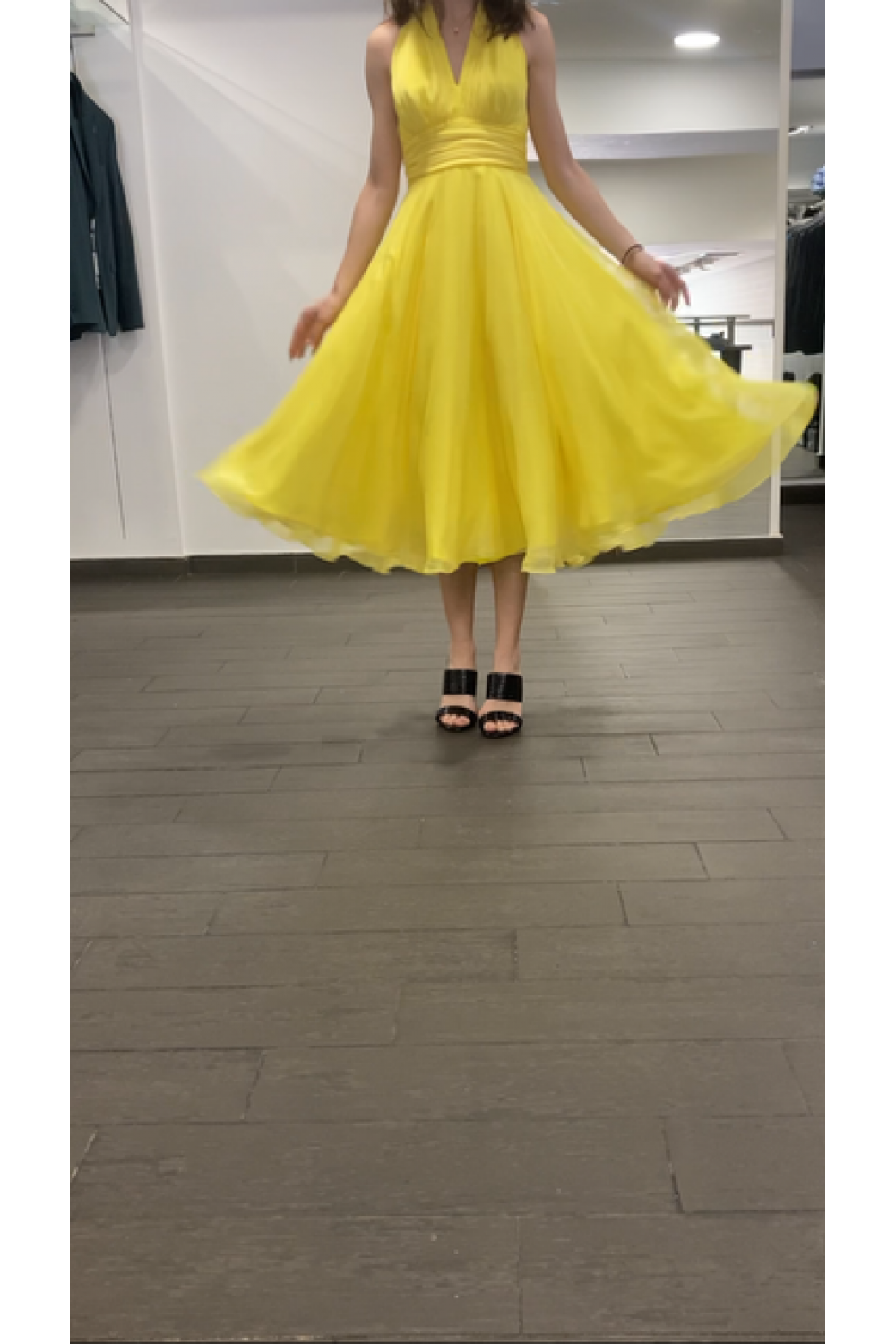 ALEYA MIDI DRESS YELLOW DD0100