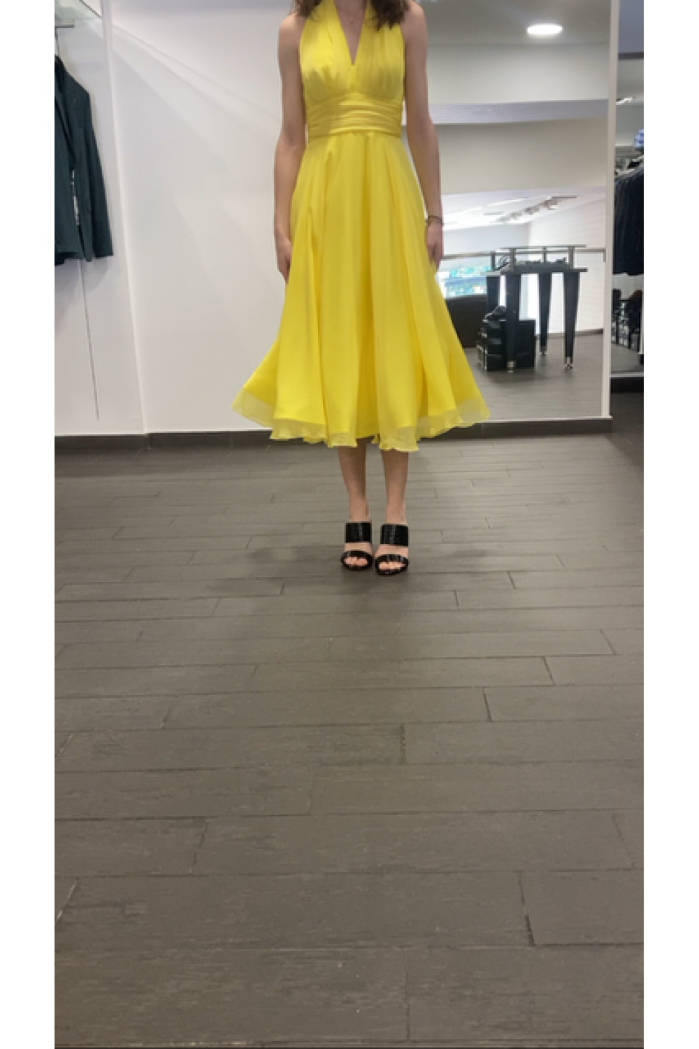 ALEYA MIDI DRESS YELLOW DD0100