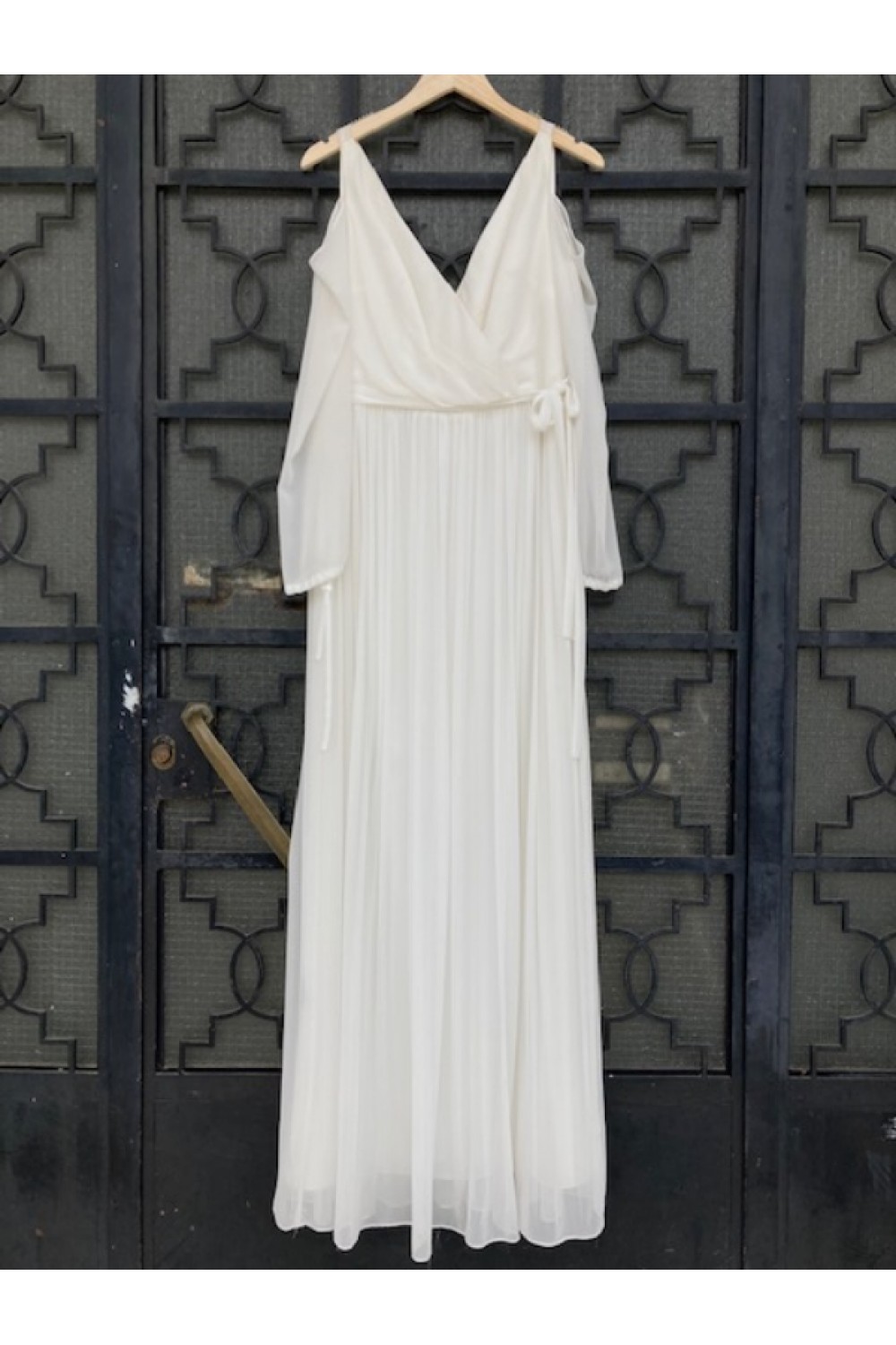 D&K FRANGOULIS DRESS WHITE BE121