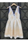 MISCHALIS ATELIER LONG DRESS WHITE BE101