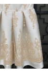 MISCHALIS ATELIER LONG DRESS WHITE BE101