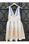 MISCHALIS ATELIER LONG DRESS WHITE BE101