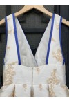 MISCHALIS ATELIER LONG DRESS WHITE BE101