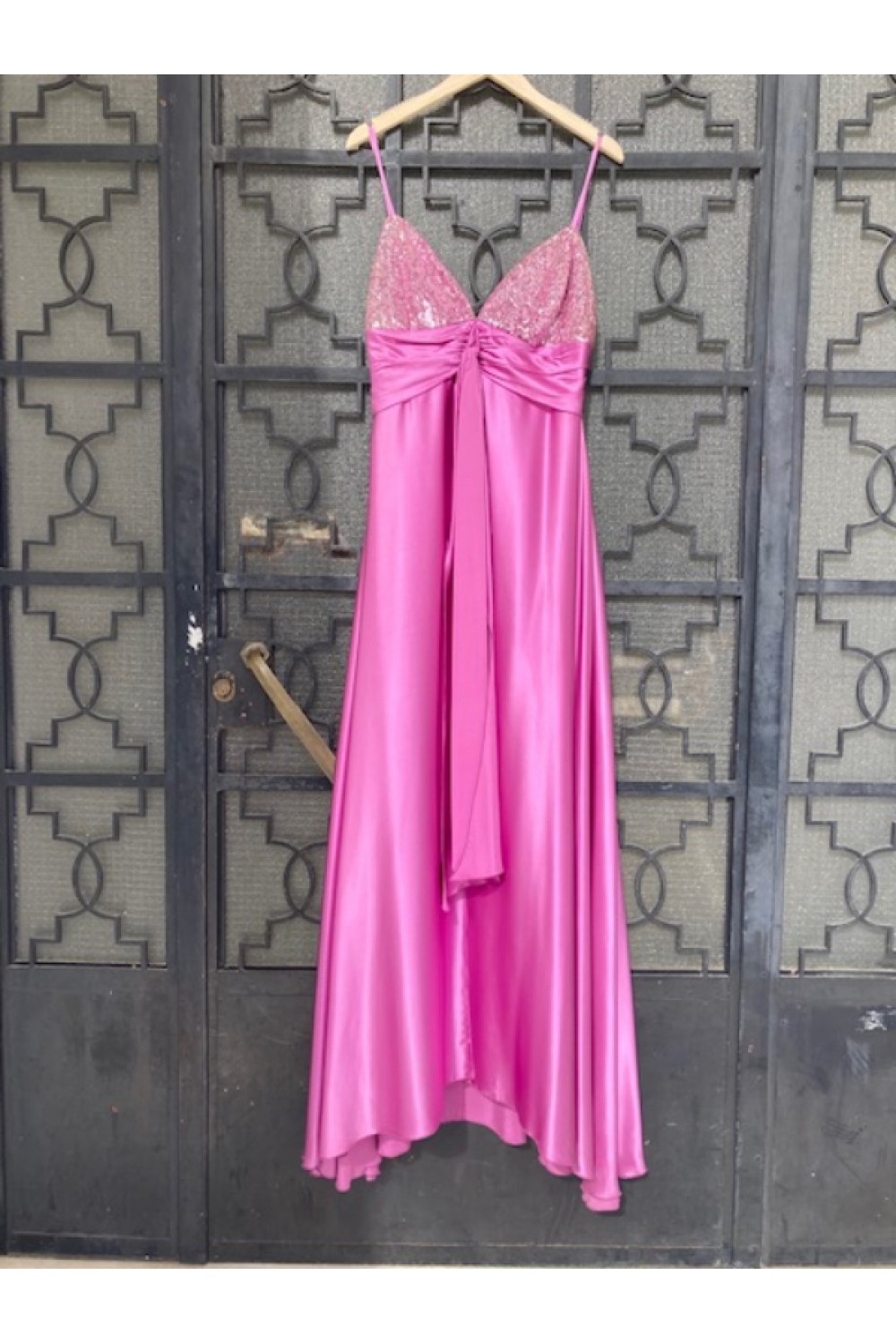 D&K FRANGOULIS DRESS PURPLE BE109