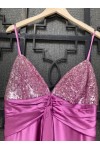 D&K FRANGOULIS DRESS PURPLE BE109
