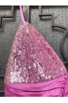 D&K FRANGOULIS DRESS PURPLE BE109