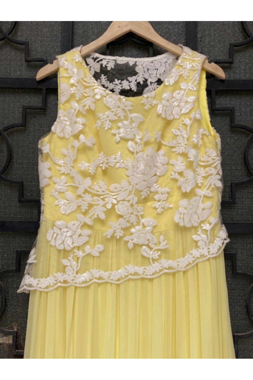 D&K FRANGOULIS LONG DRESS YELLOW BE92