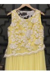 D&K FRANGOULIS LONG DRESS YELLOW BE92