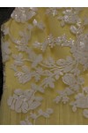 D&K FRANGOULIS LONG DRESS YELLOW BE92
