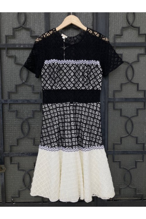 D&K FRANGOULIS LONG DRESS BLACK BE95