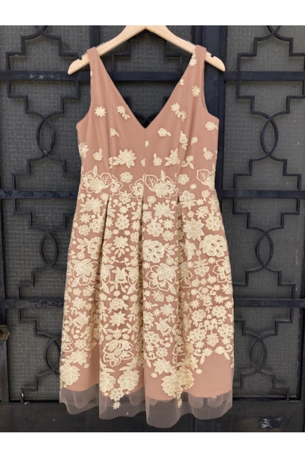 D&K FRANGOULIS LONG DRESS BEIGE BE93